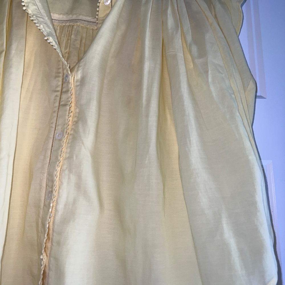 Madewell size small yellow billowy flow top - now in stores - Picture 10 of 12